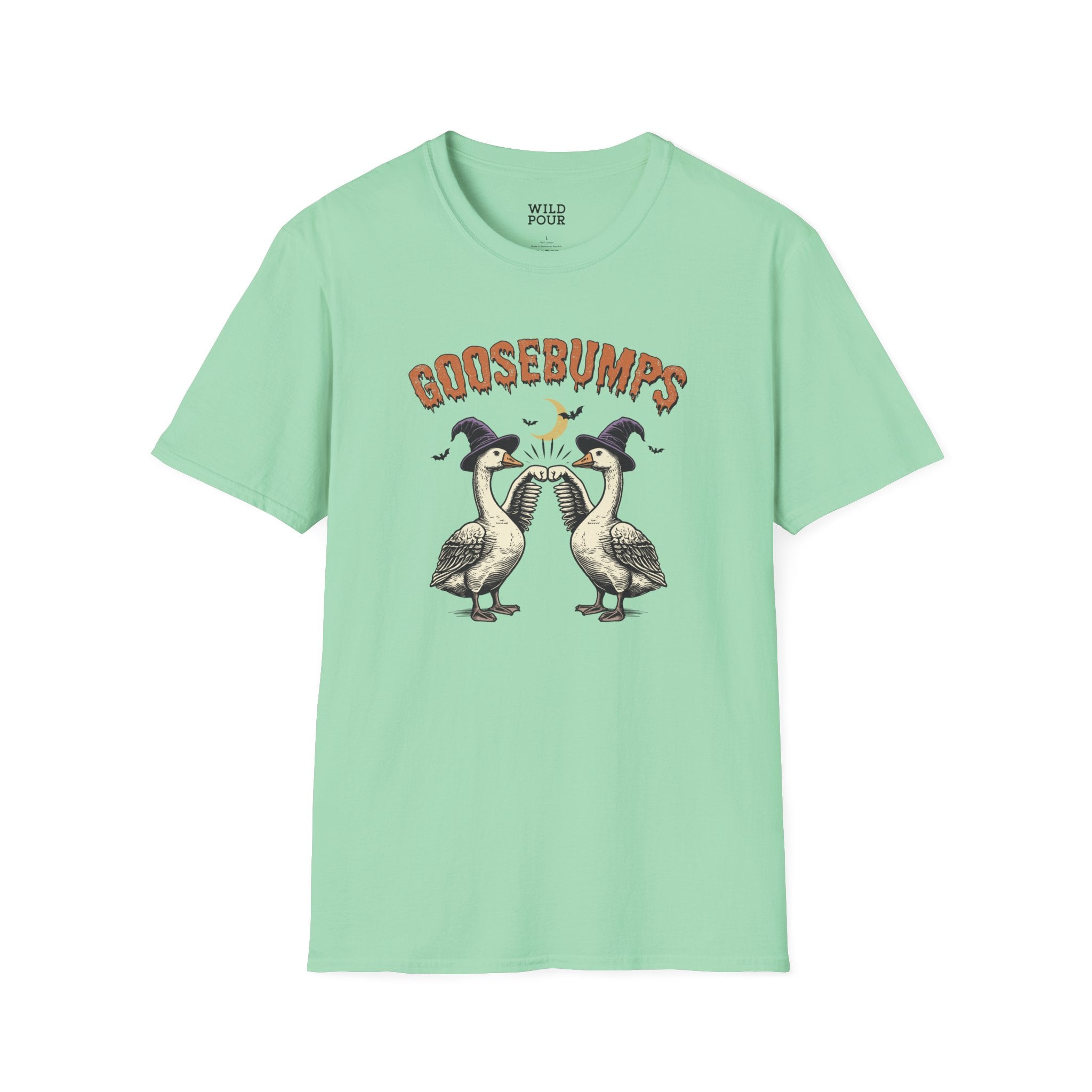 Goosebumps - Vintage Goose Tee - S / Mint Green - Wild Pour