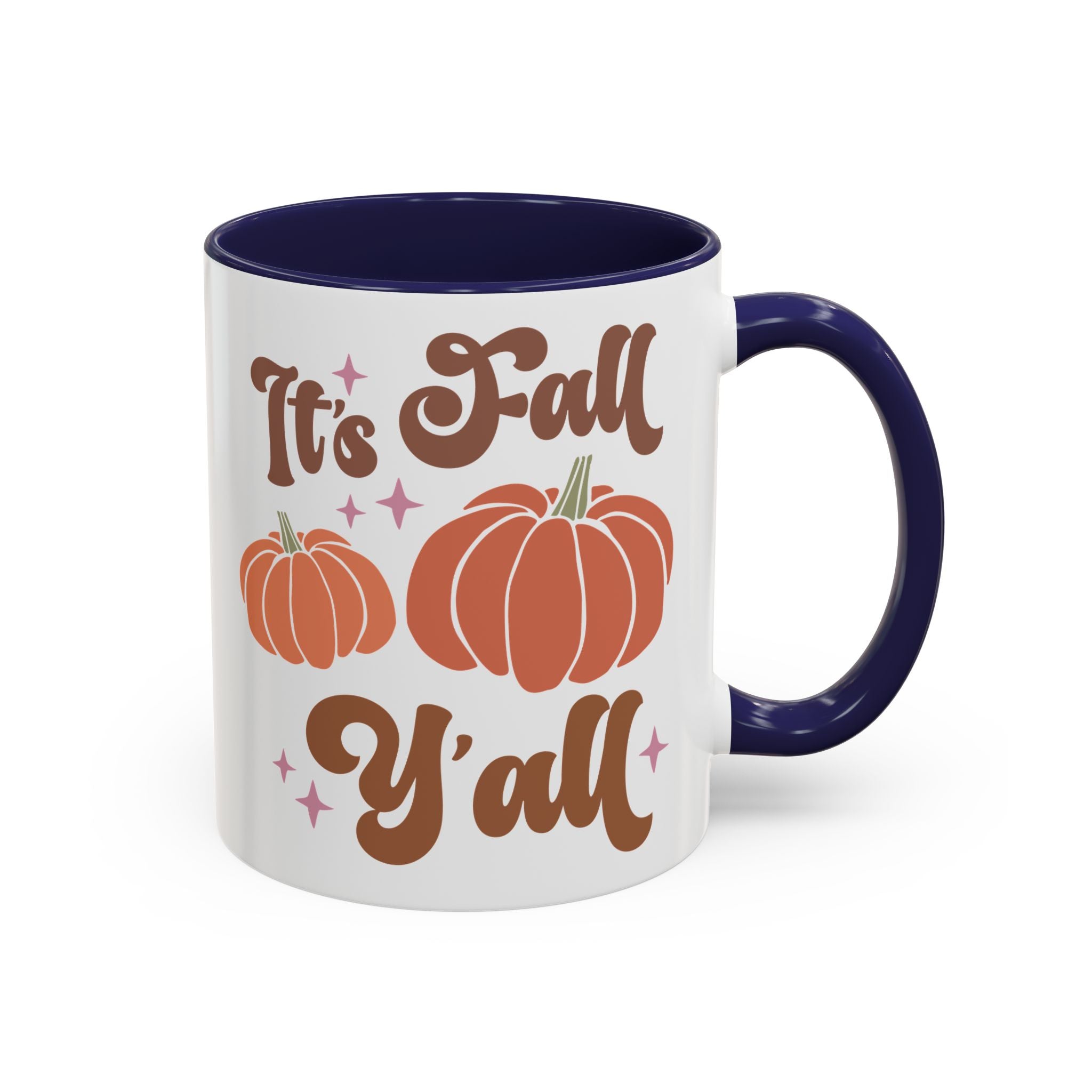 It's Fall Y'all, Autumn Mug - 11oz / Navy - Wild Pour