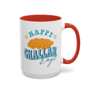 Happy Challah Days Mug - 15oz / Red - Wild Pour