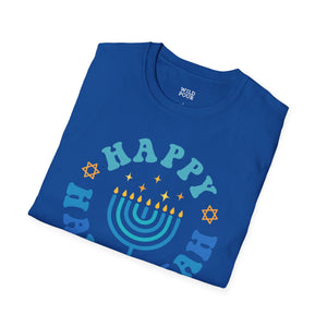 Happy Hanukkah, Menorah Tee - Wild Pour