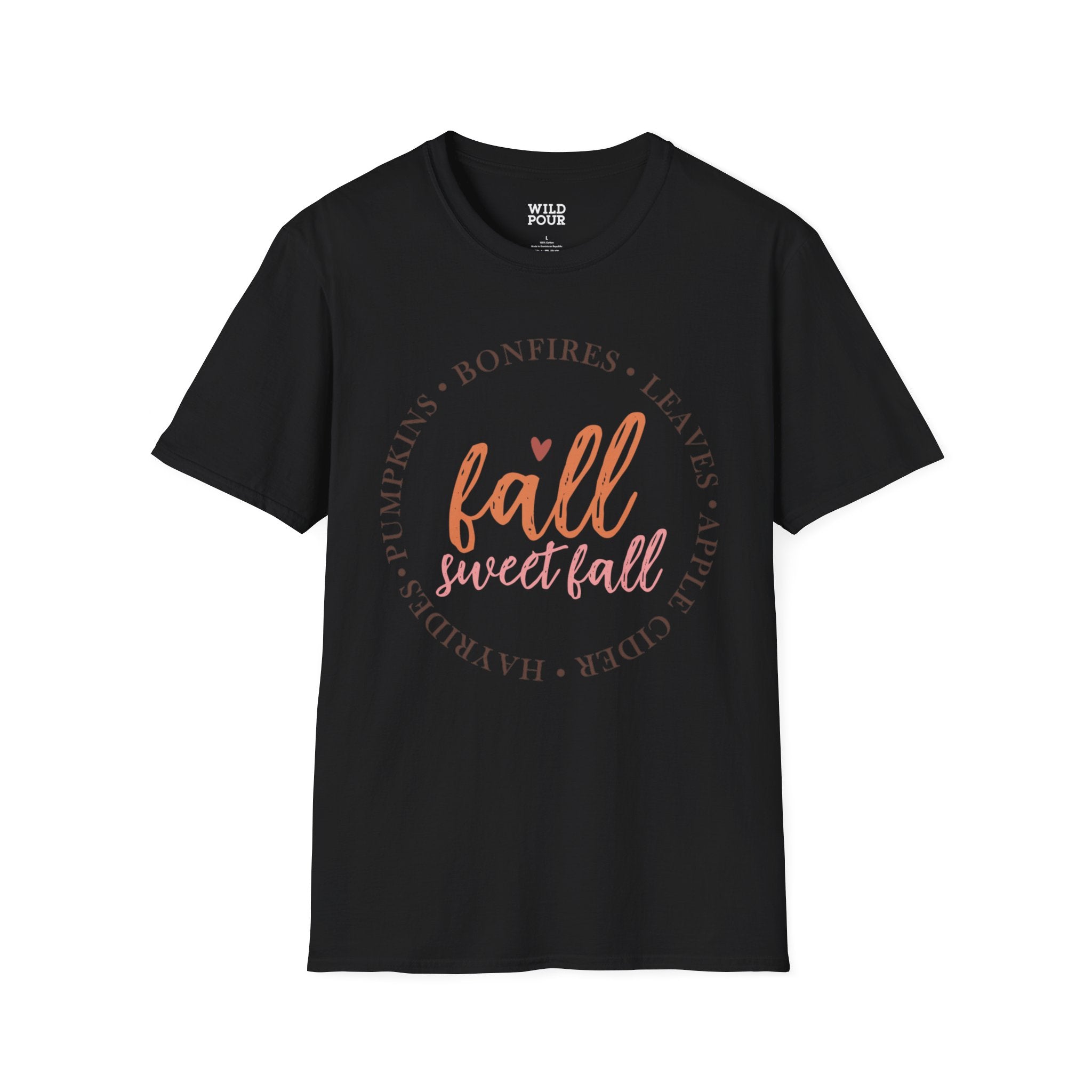 Fall, Sweet Fall Tee - Black / S - Wild Pour