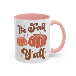 It's Fall Y'all, Autumn Mug - 11oz / Pink - Wild Pour