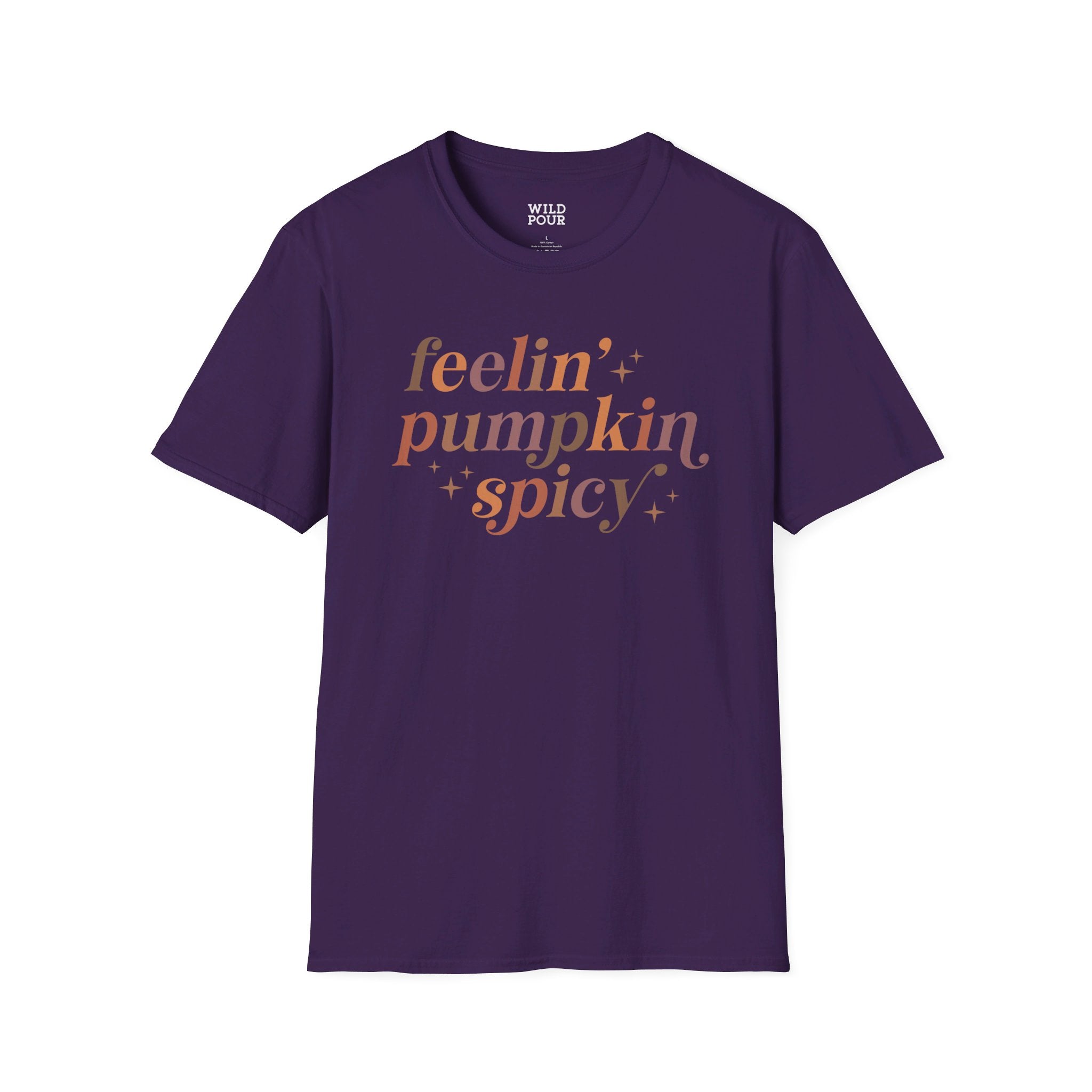 Feelin' Pumpkin Spicy Tee - S / Purple - Wild Pour