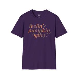 Feelin' Pumpkin Spicy Tee - S / Purple - Wild Pour