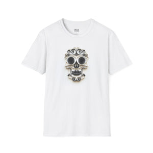 Black & White Skull, Paper Quilling Tee - Wild Pour