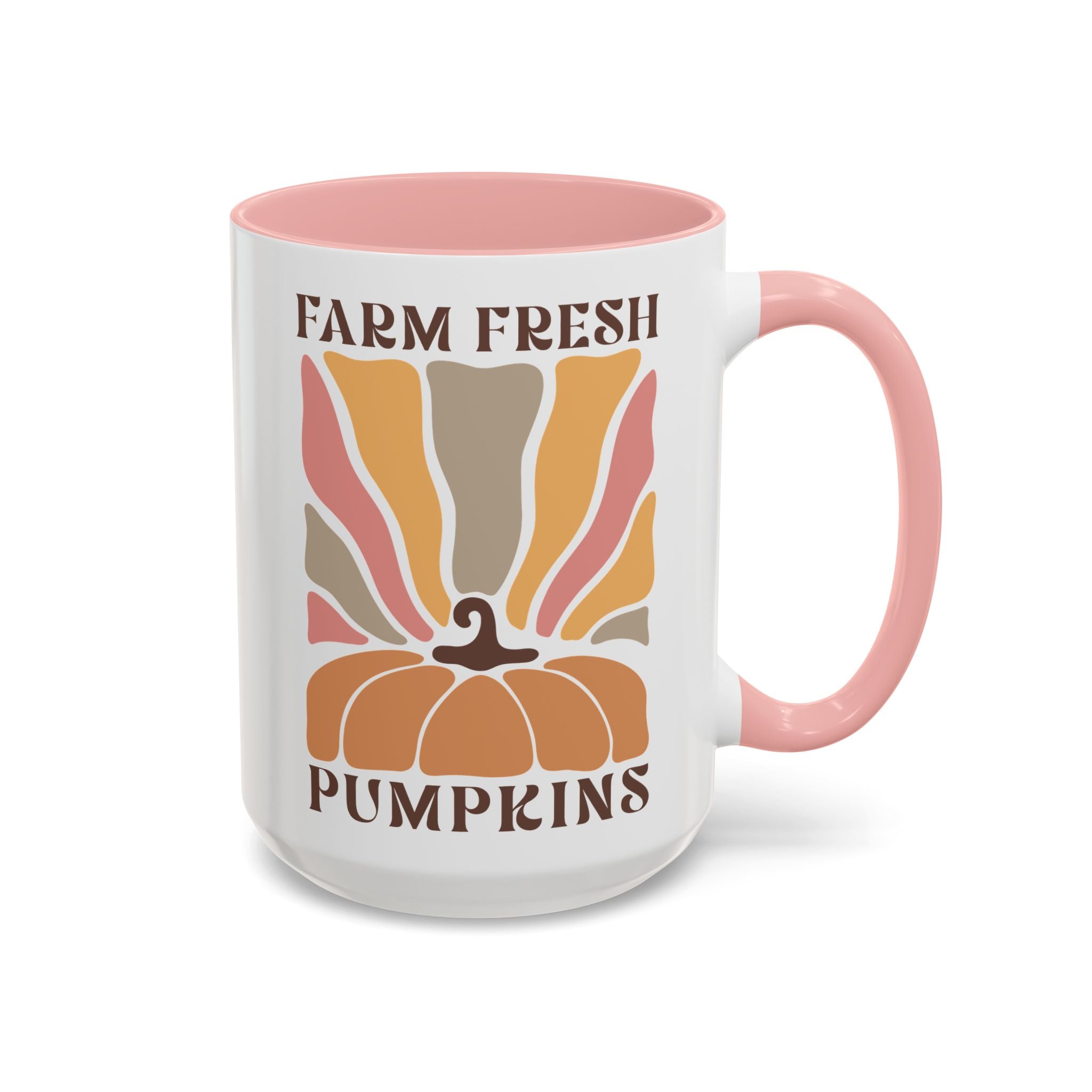 Farm Fresh Pumpkins Mug - 15oz / Pink - Wild Pour