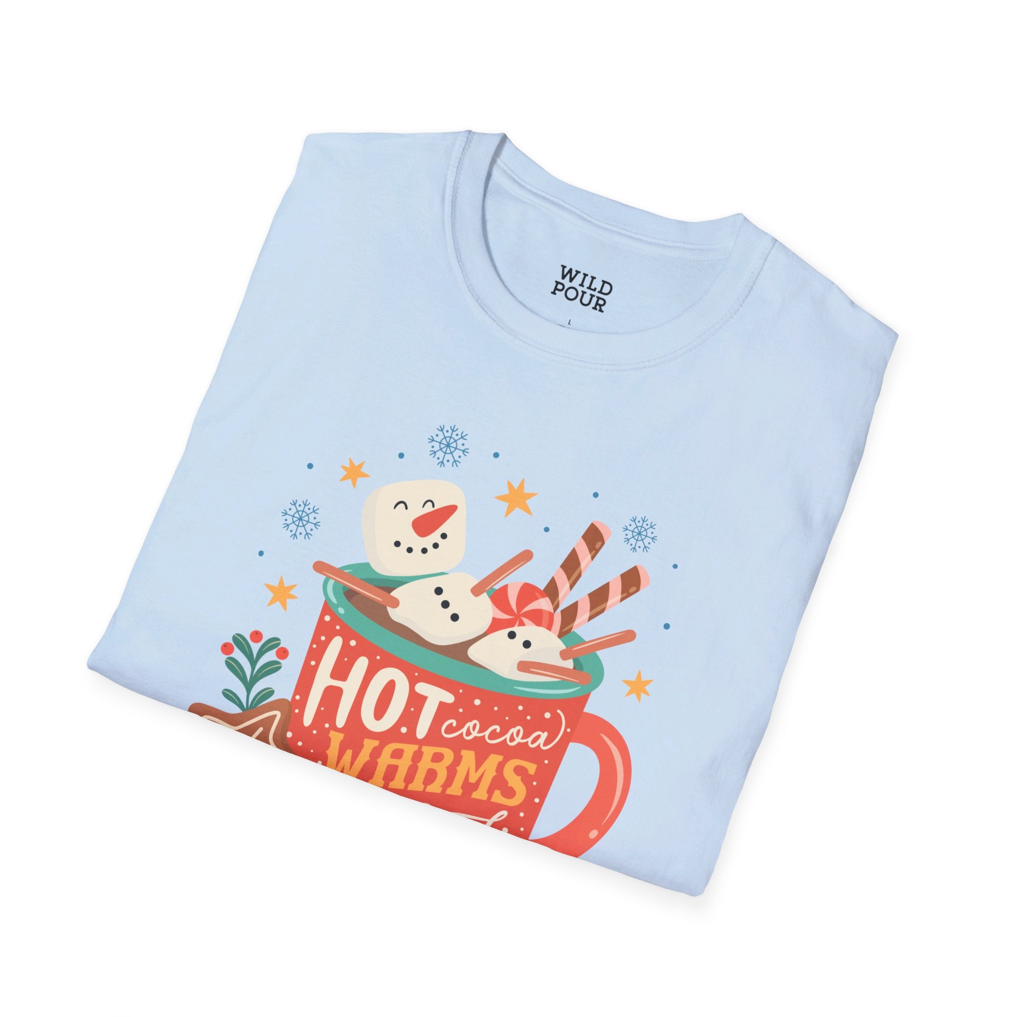 Hot Cocoa Warms Your Soul, Snowman Tee