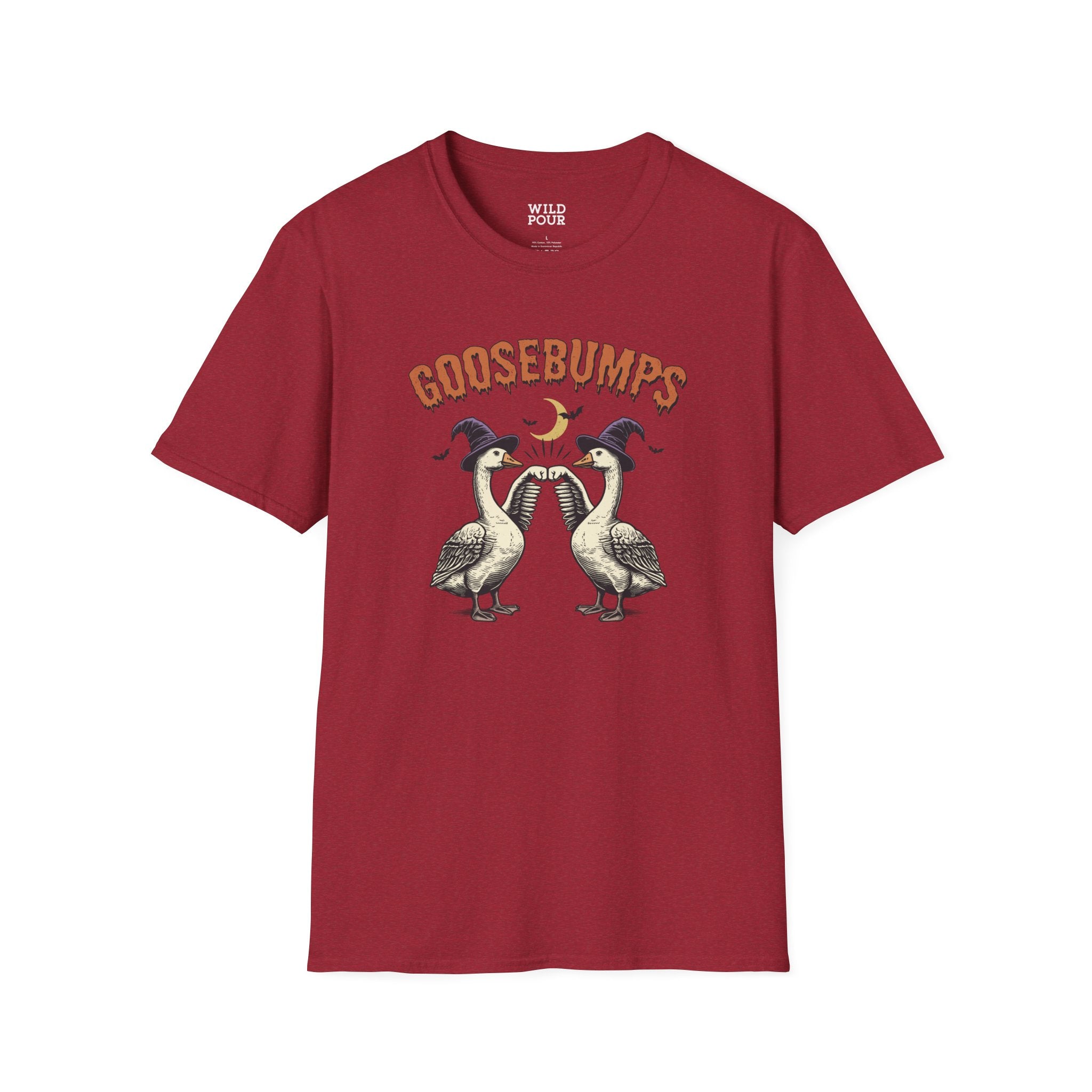 Goosebumps - Vintage Goose Tee - S / Antique Cherry Red - Wild Pour