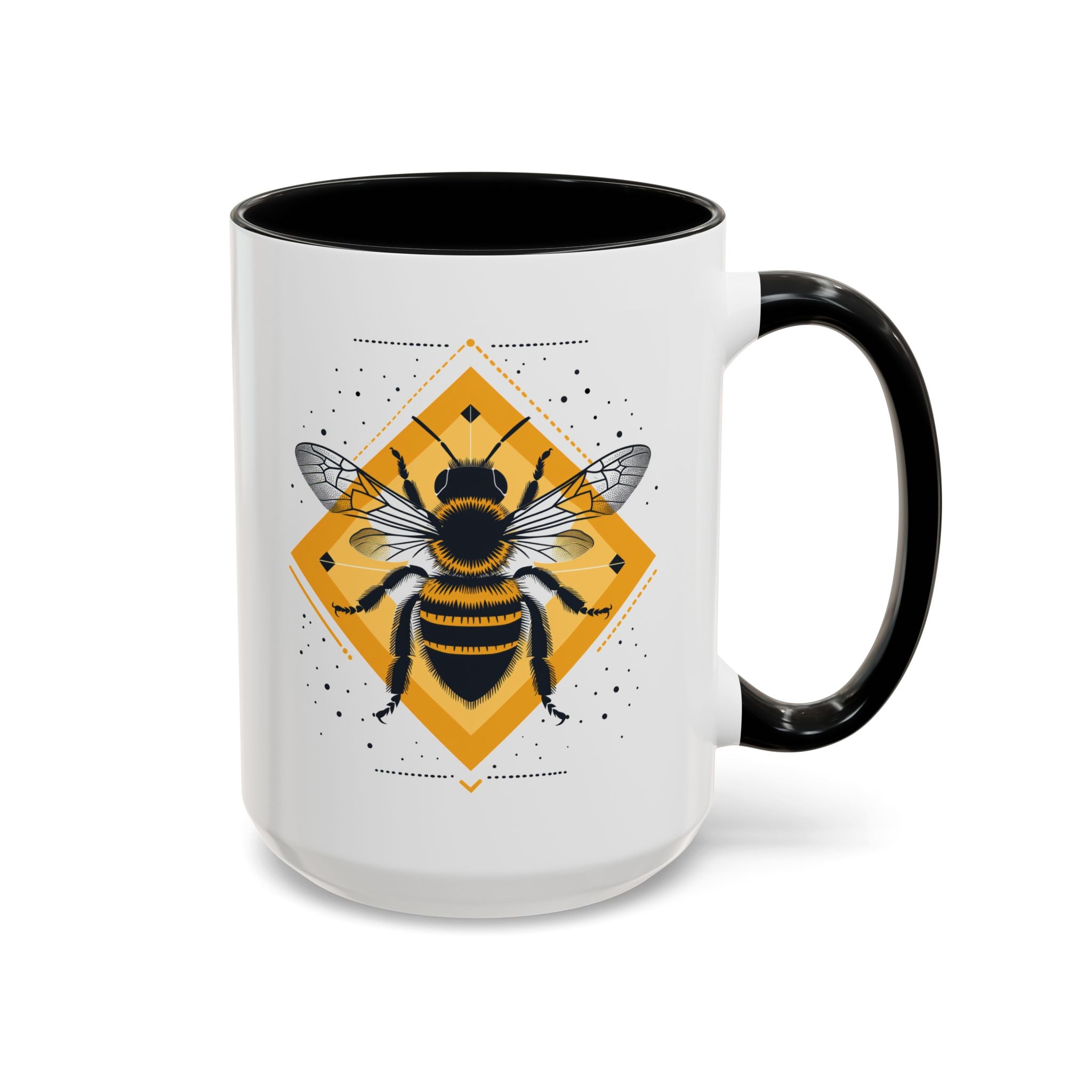 Honey Bee, Style C Mug - 15oz / Black - Wild Pour