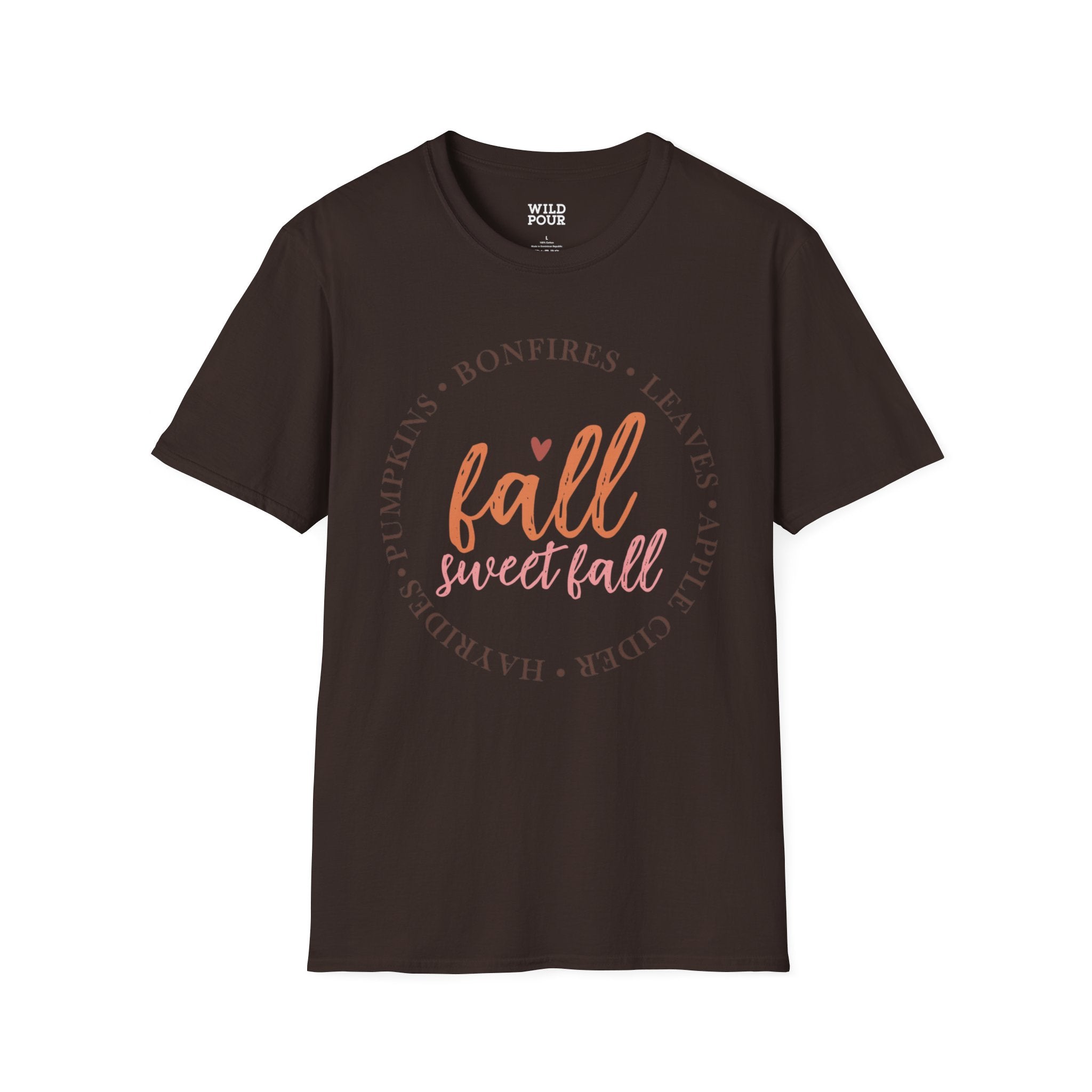 Fall, Sweet Fall Tee - Dark Chocolate / S - Wild Pour