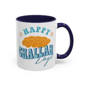 Happy Challah Days Mug - 11oz / Navy - Wild Pour