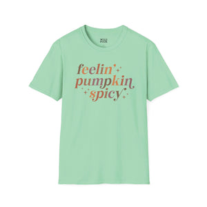 Feelin' Pumpkin Spicy Tee - S / Mint Green - Wild Pour