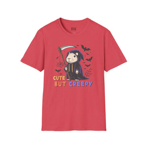 Cute But Creepy, Capybara Tee - Heather Red / S - Wild Pour