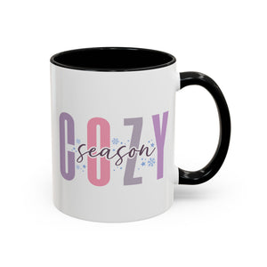 Cozy Season, Snowflake Mug - 11oz / Black - Wild Pour