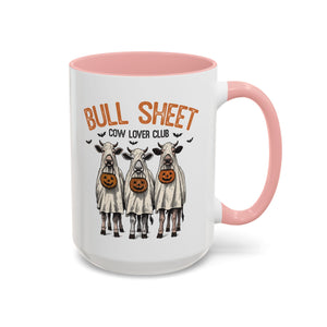 Bull Sheet - Cow Lovers Club, Vintage Cow Mug - 15oz / Pink - Wild Pour