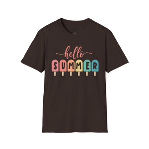 Hello Summer Popsicles Tee - Dark Chocolate / S - Wild Pour