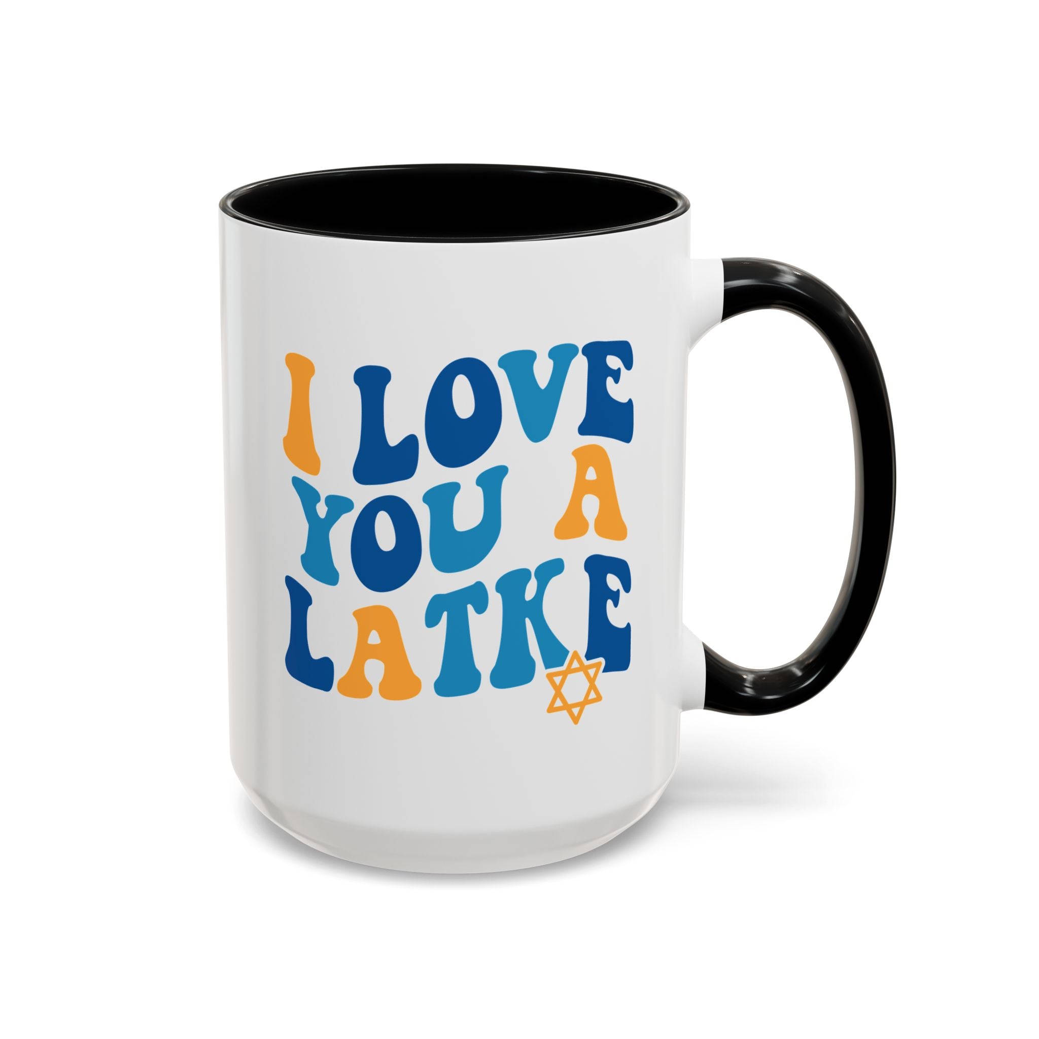 I Love You a Latke Mug - 15oz / Black - Wild Pour