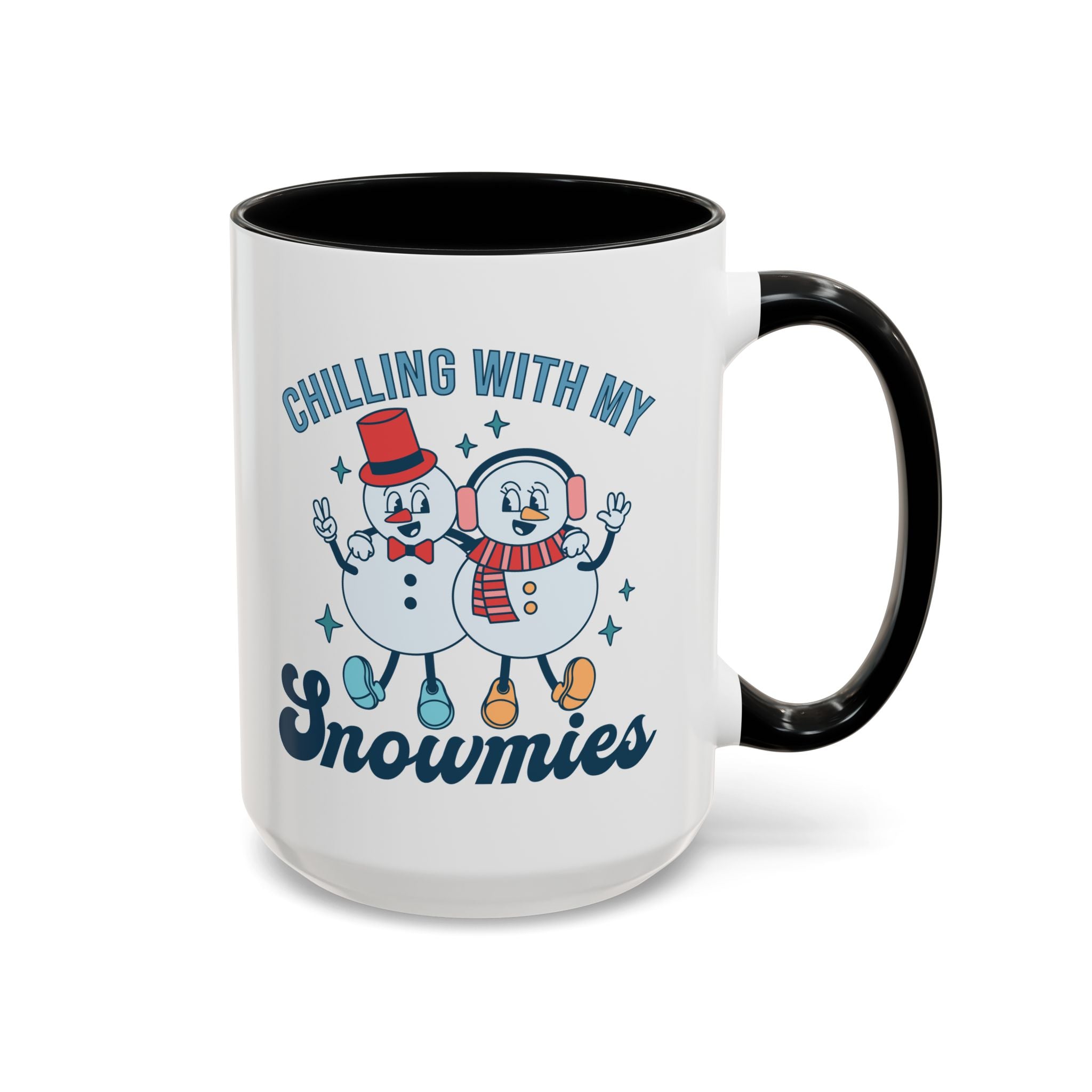 Chilling With My Snowmies Mug - 15oz / Black - Wild Pour