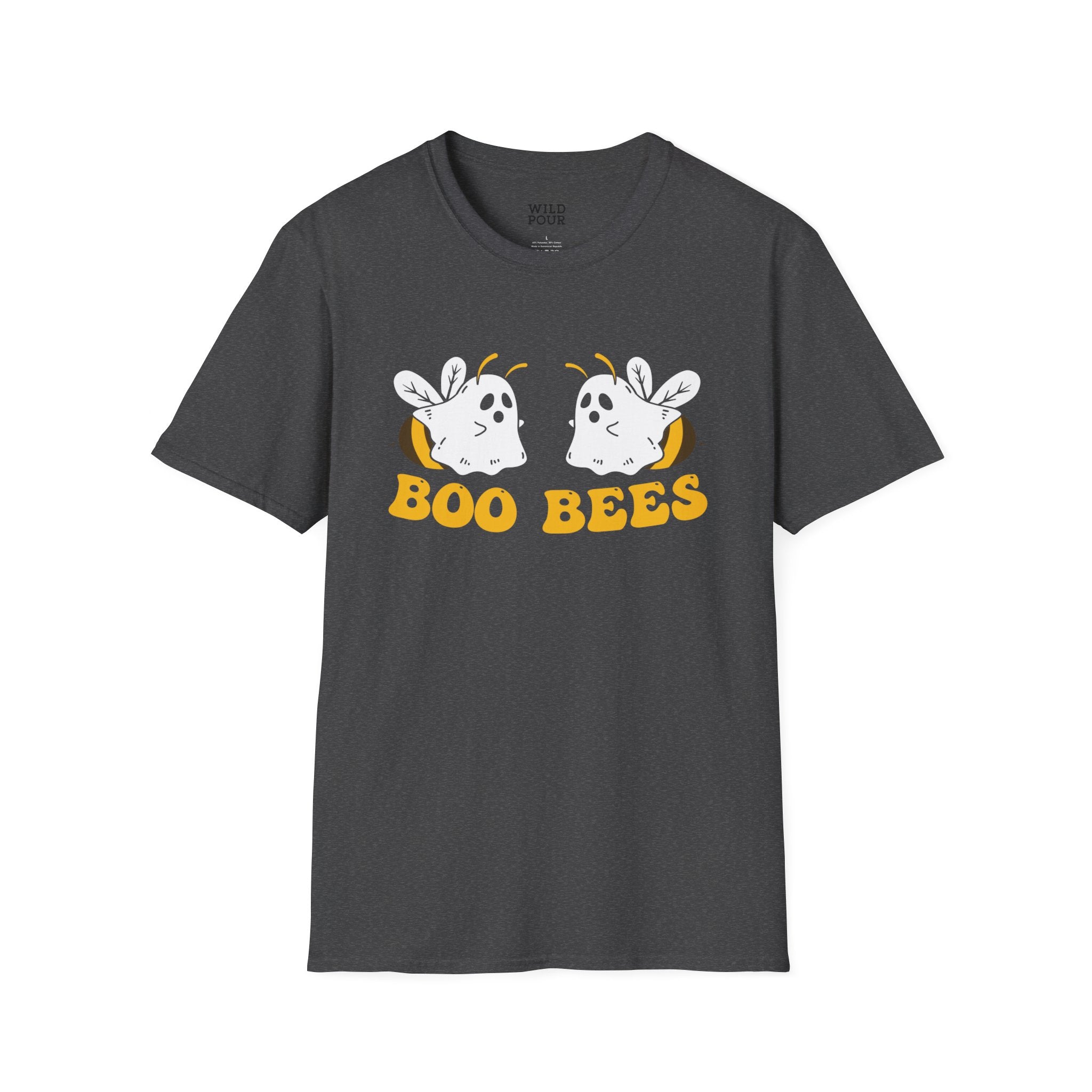 Boo Bees Tee - Dark Heather / S - Wild Pour