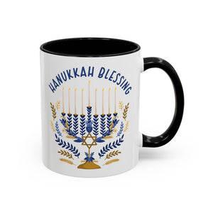 Hanukkah Blessings Mug - 11oz / Black - Wild Pour