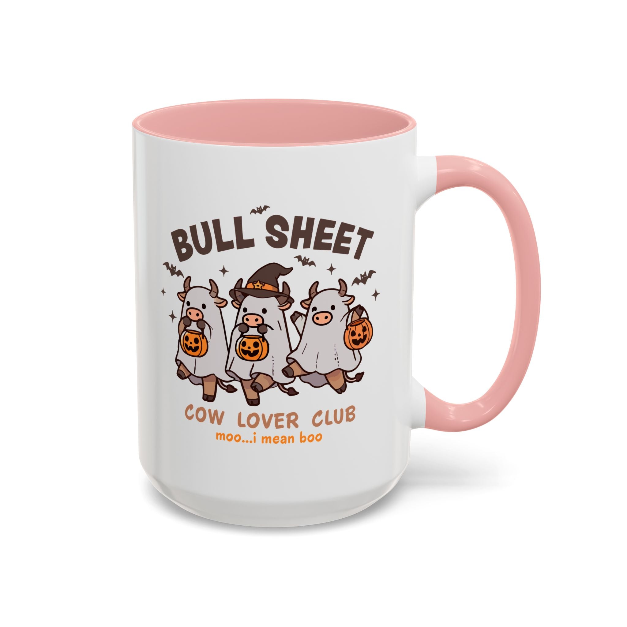 Bull Sheet Cow Lover Club Mug - 15oz / Pink - Wild Pour