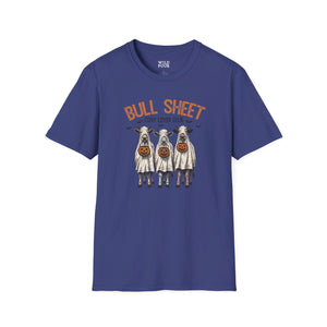 Bull Sheet - Cow Lovers Club, Vintage Cow Tee - S / Metro Blue - Wild Pour