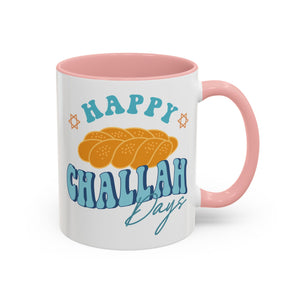 Happy Challah Days Mug - 11oz / Pink - Wild Pour