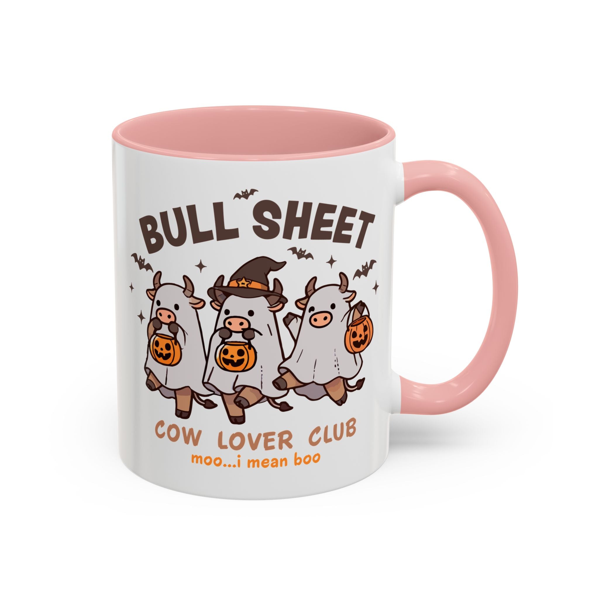 Bull Sheet Cow Lover Club Mug - 11oz / Pink - Wild Pour