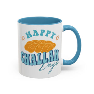 Happy Challah Days Mug - 11oz / Light Blue - Wild Pour