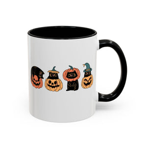 Black Cats and Pumpkins Mug - 11oz / Black - Wild Pour