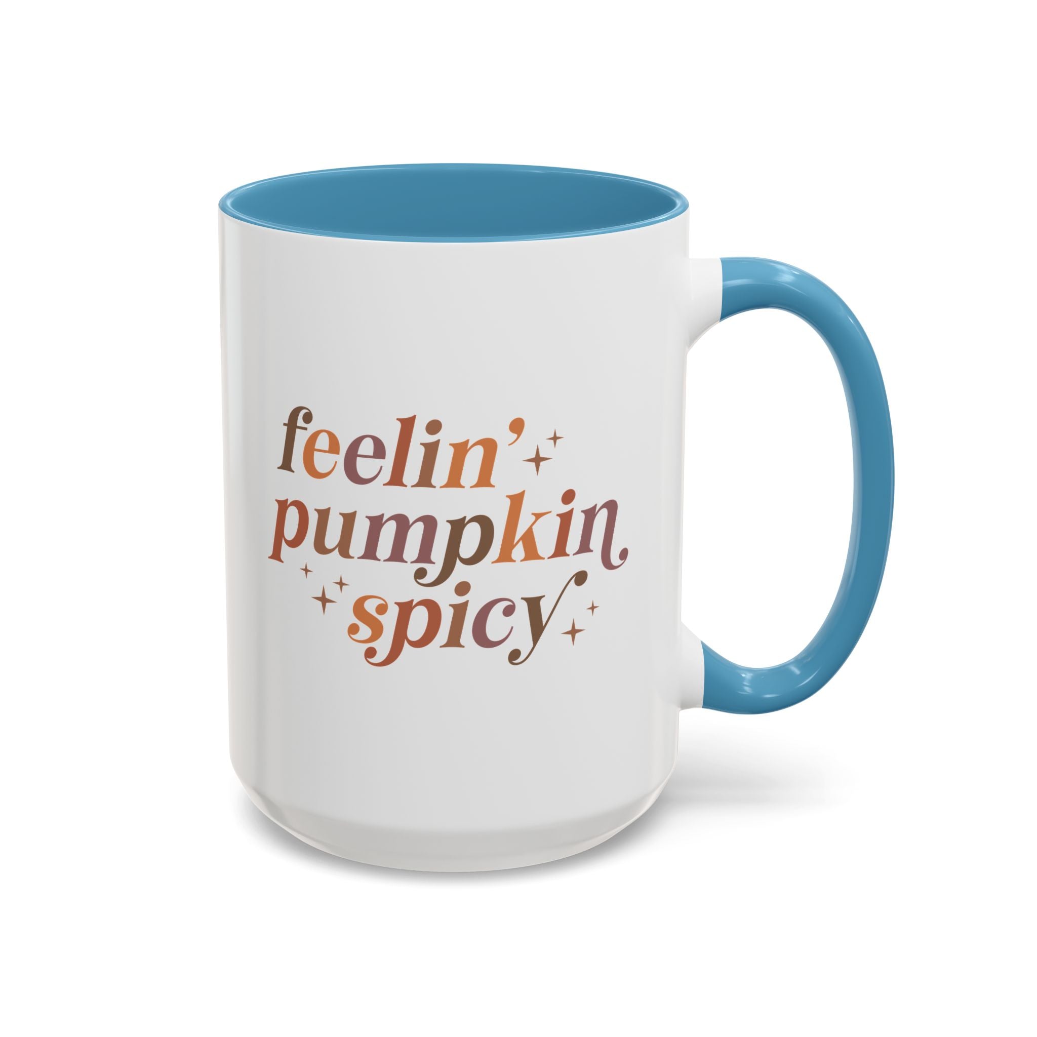 Feelin' Pumpkin Spicy Mug - 15oz / Light Blue - Wild Pour