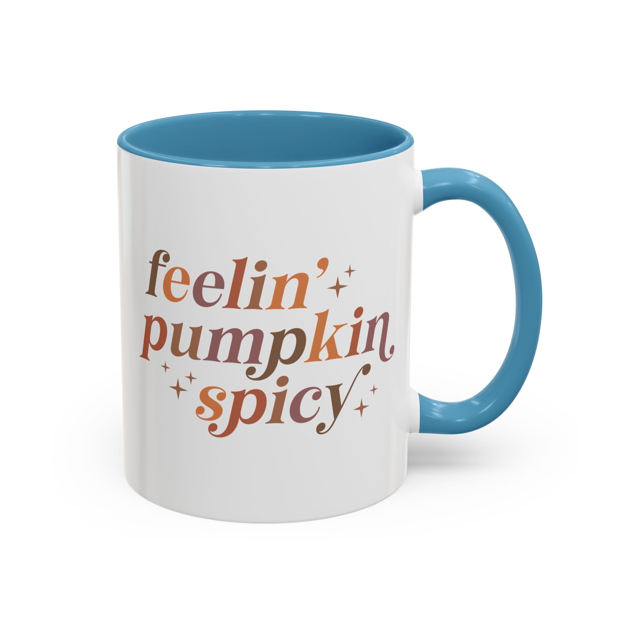 Feelin' Pumpkin Spicy Mug - 11oz / Light Blue - Wild Pour