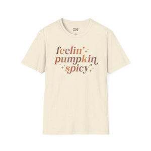 Feelin' Pumpkin Spicy Tee - S / Natural - Wild Pour