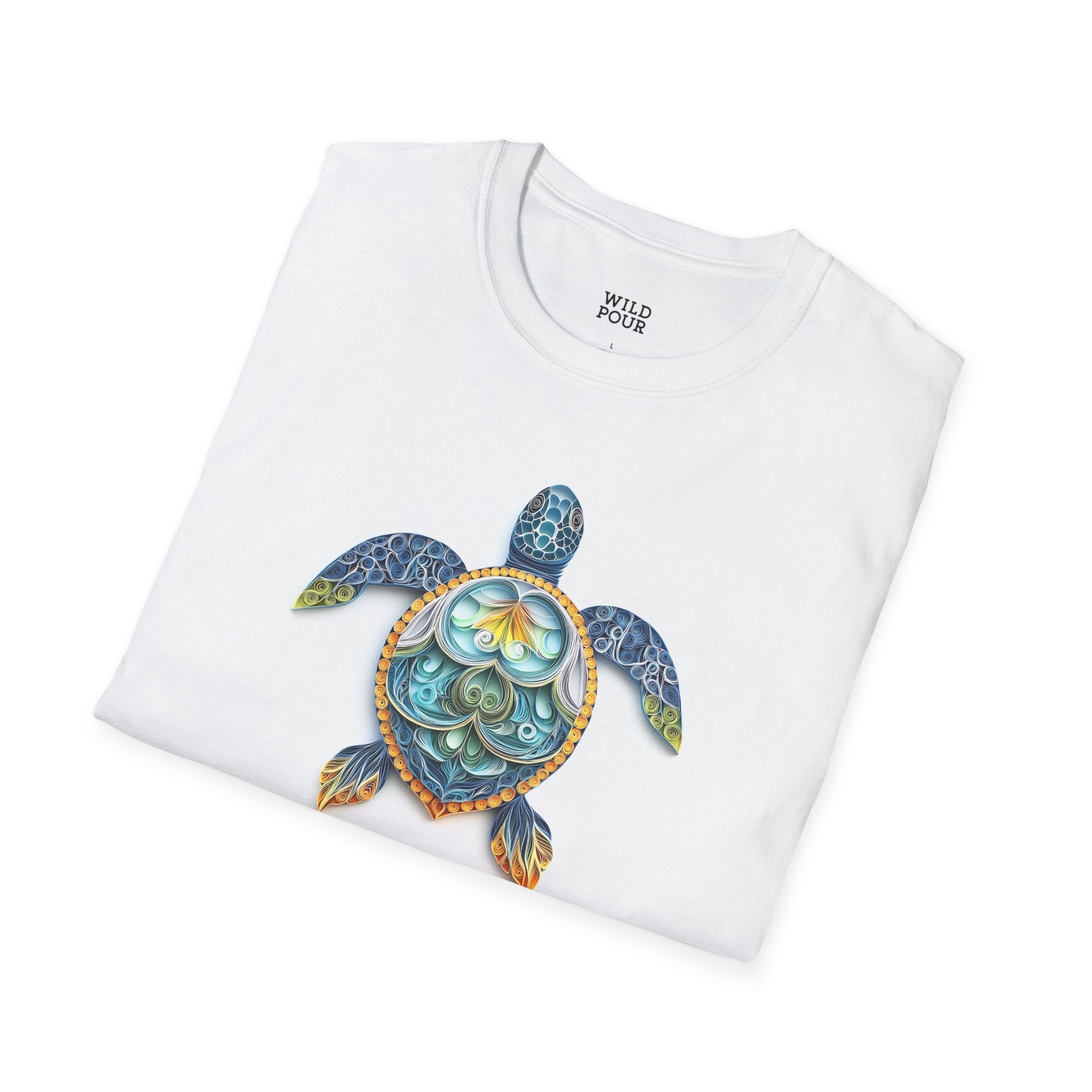 Sea Turtle, Paper Quilling Tee