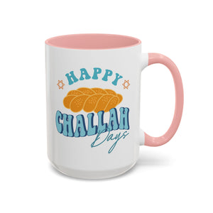 Happy Challah Days Mug - 15oz / Pink - Wild Pour