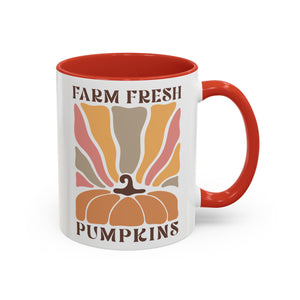 Farm Fresh Pumpkins Mug - 11oz / Red - Wild Pour