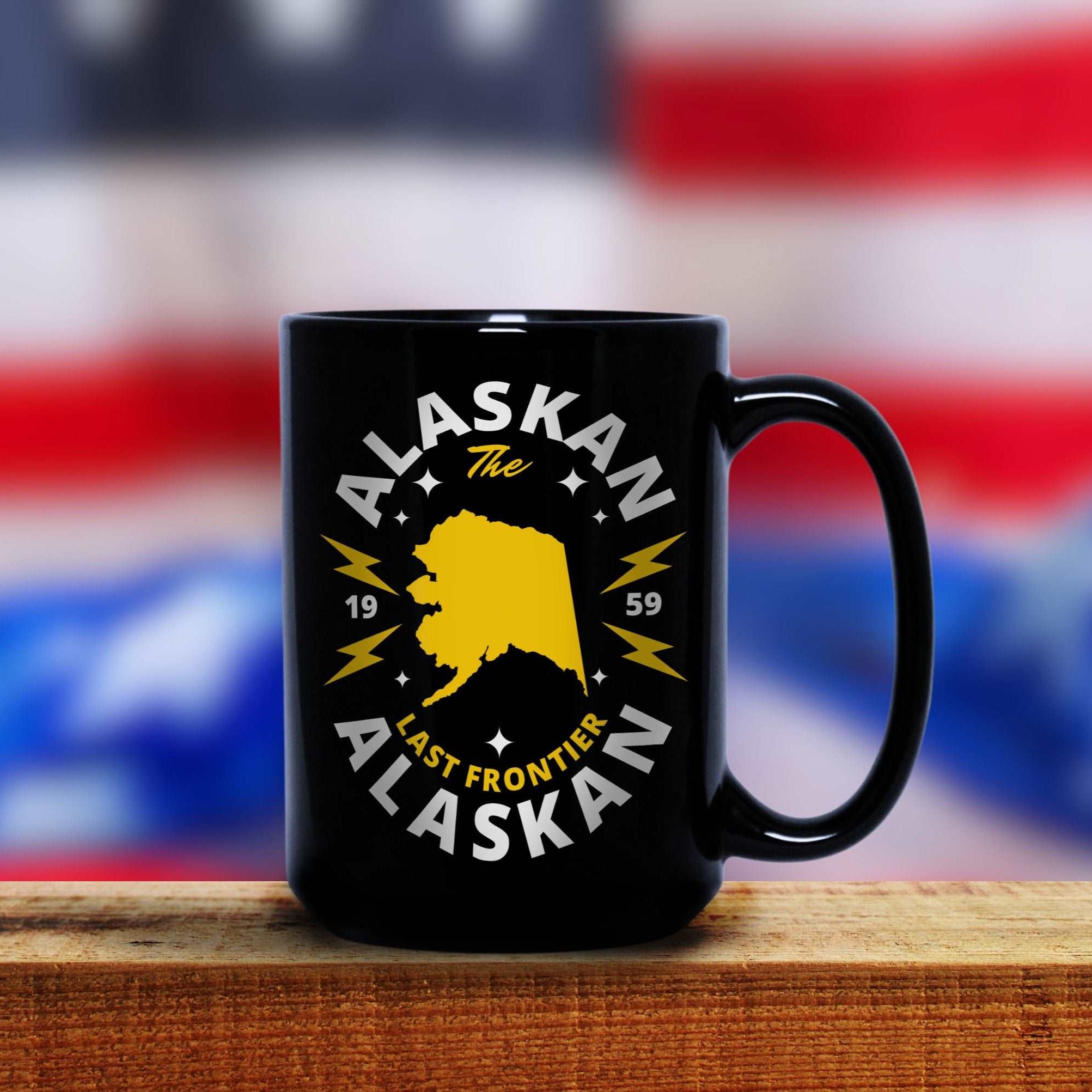 Alaska, Alaskan - The Last Frontier Mug - 15oz - Wild Pour